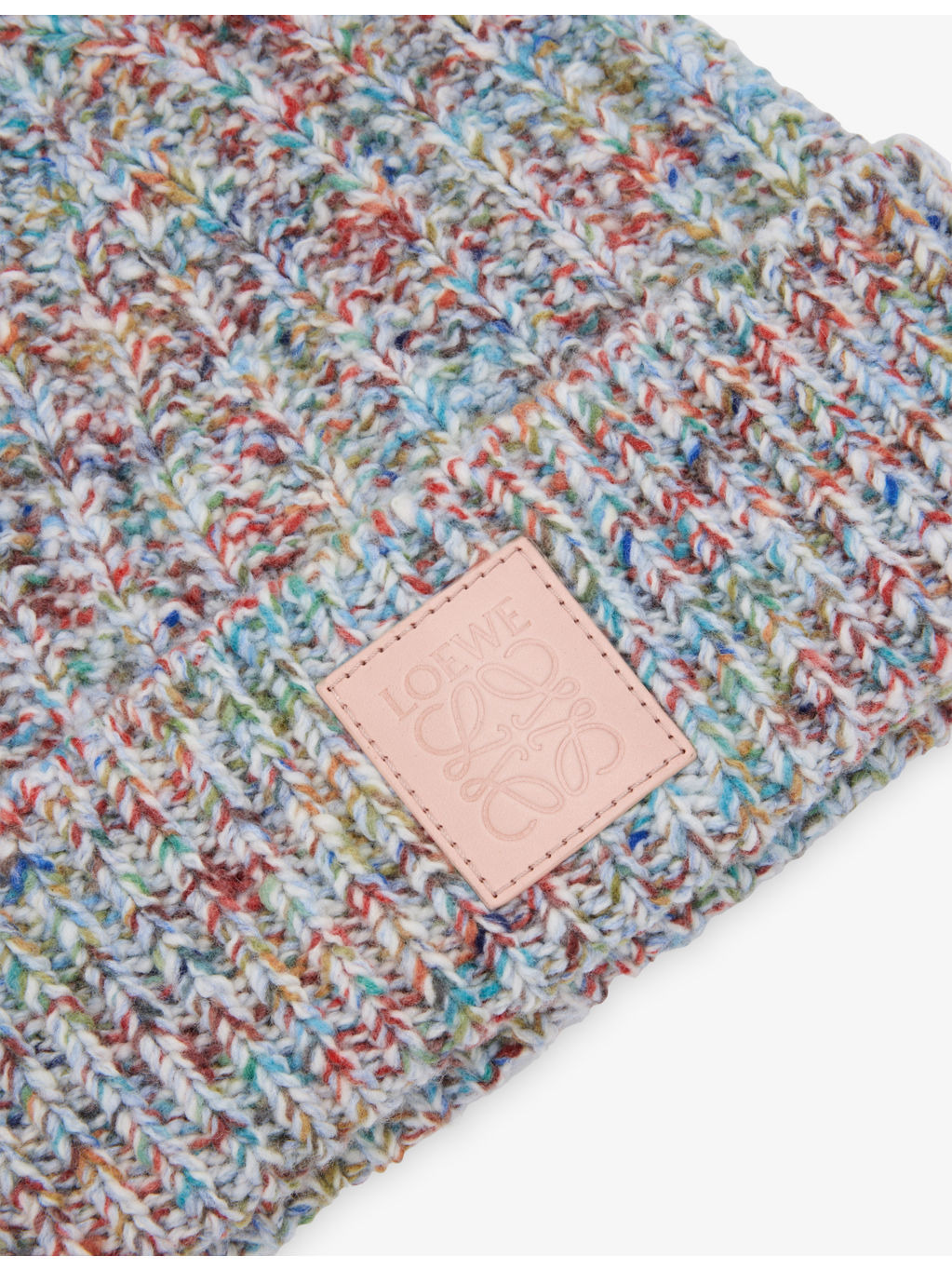 Logo-Patch Wool-Cashmere Blend Beanie - 3