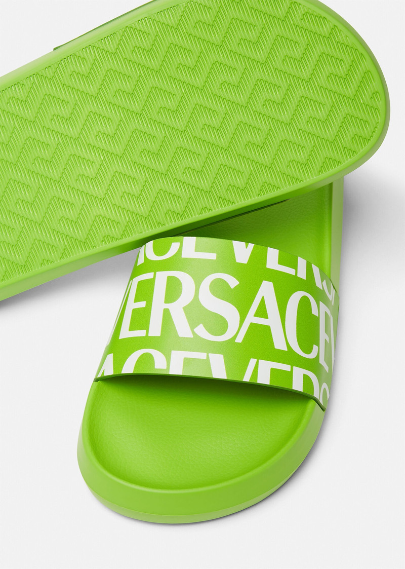 VERSACE Versace Allover Slides outlook