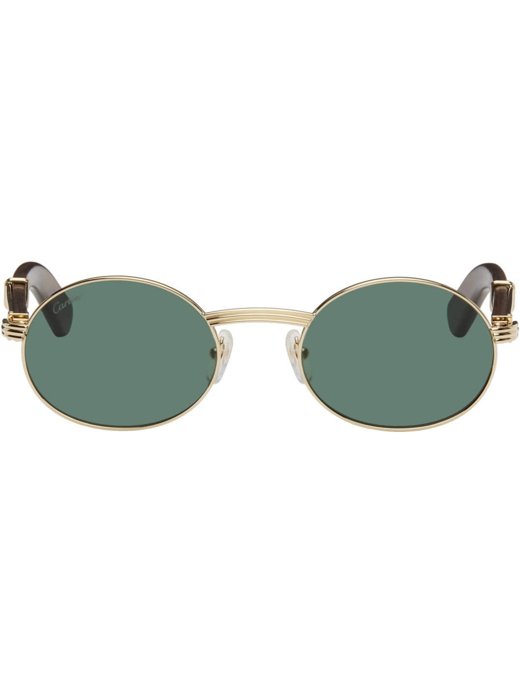 Gold 'Première de Cartier' Sunglasses - 1