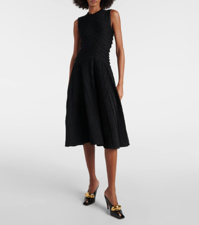 Alaïa Gathered midi dress outlook