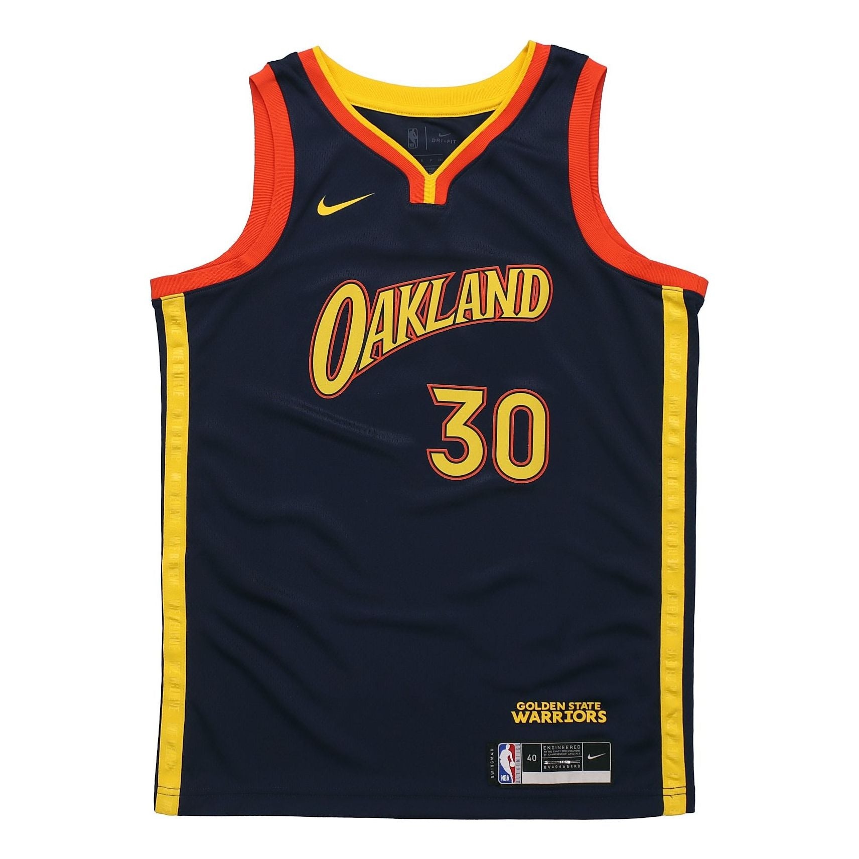 Nike NBA Stephen Curry Golden State Warriors Jersey City Edition Dark blue CN1729-421 - 1