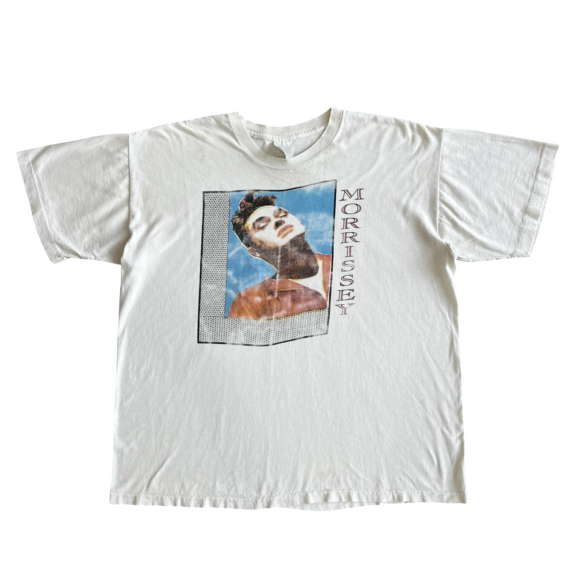 Final Blow - Vintage 90s Morrissey Portrait Photo T-Shirt SZ XL - 1