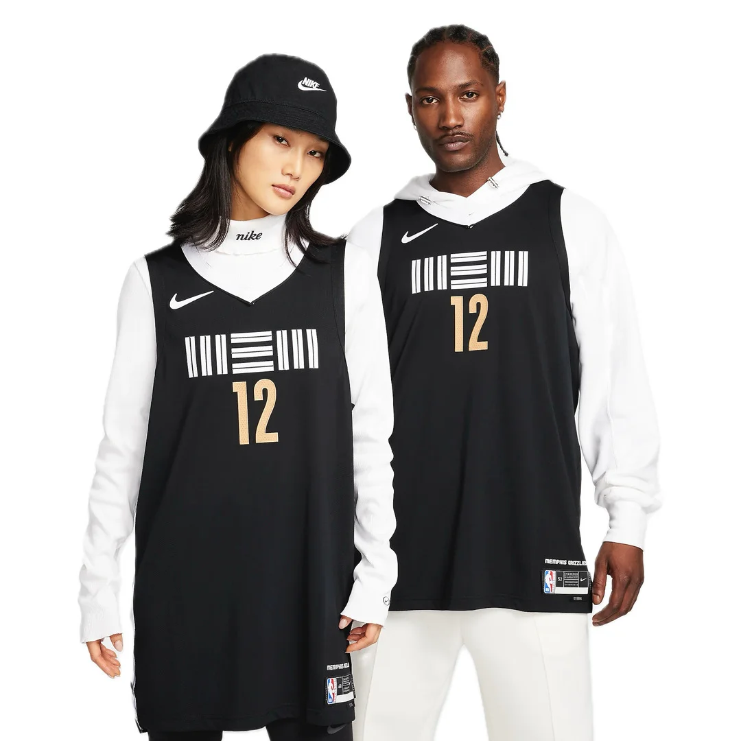 Ja Morant 멤피스 2023/24 City Edition Nike Men's Dri-FIT ADV NBA 정품 저지 - 1