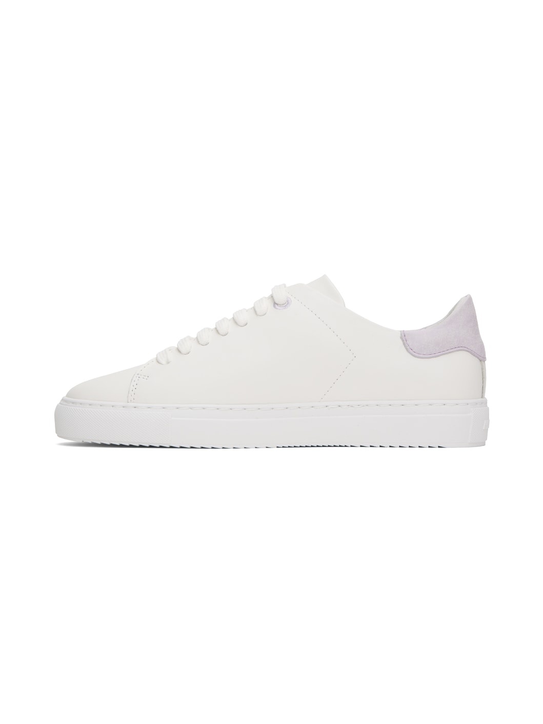 White & Purple Clean 90 Sneakers - 3