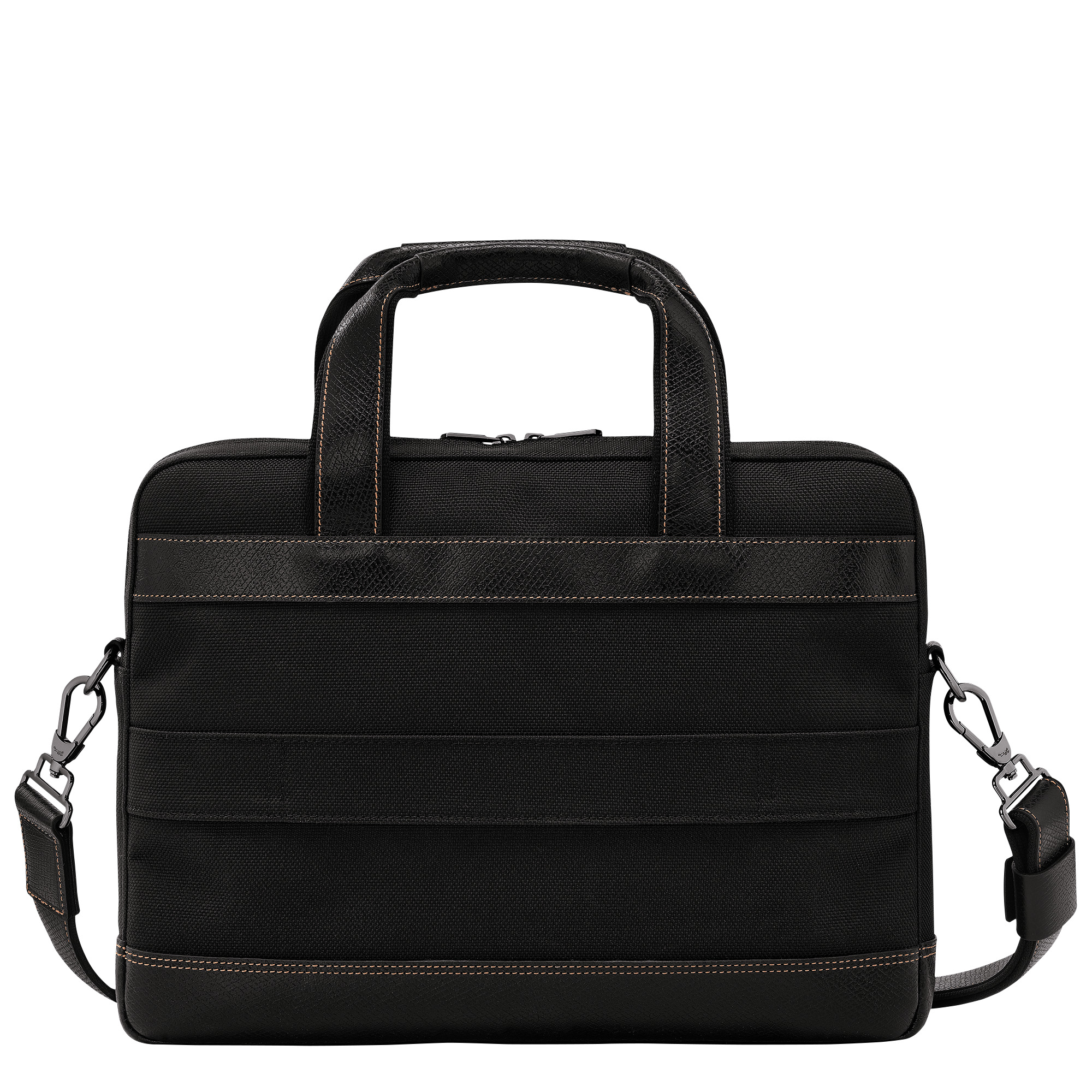 Boxford S Briefcase Black - Canvas - 4