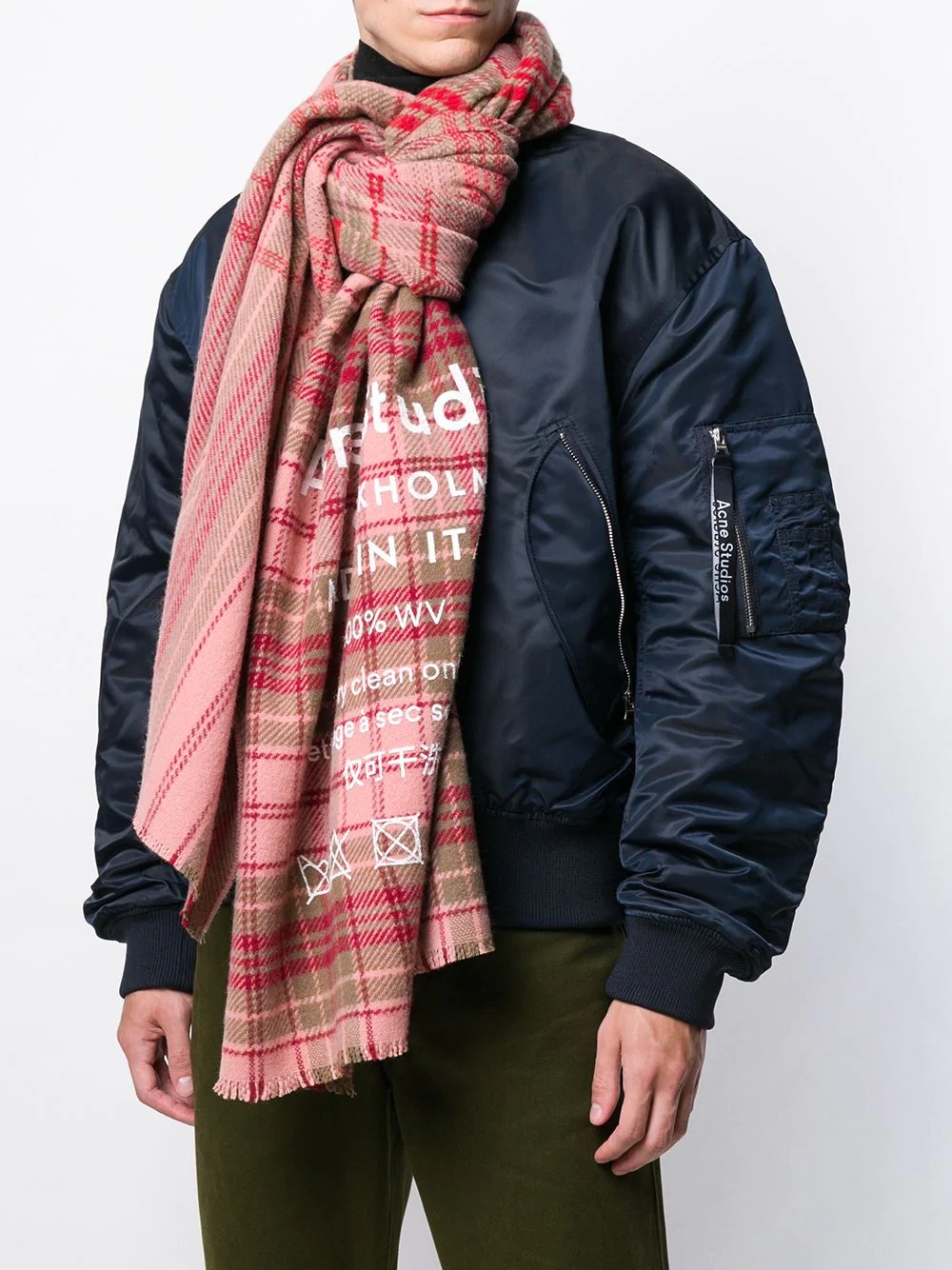 Cassiar Check oversized scarf - 2