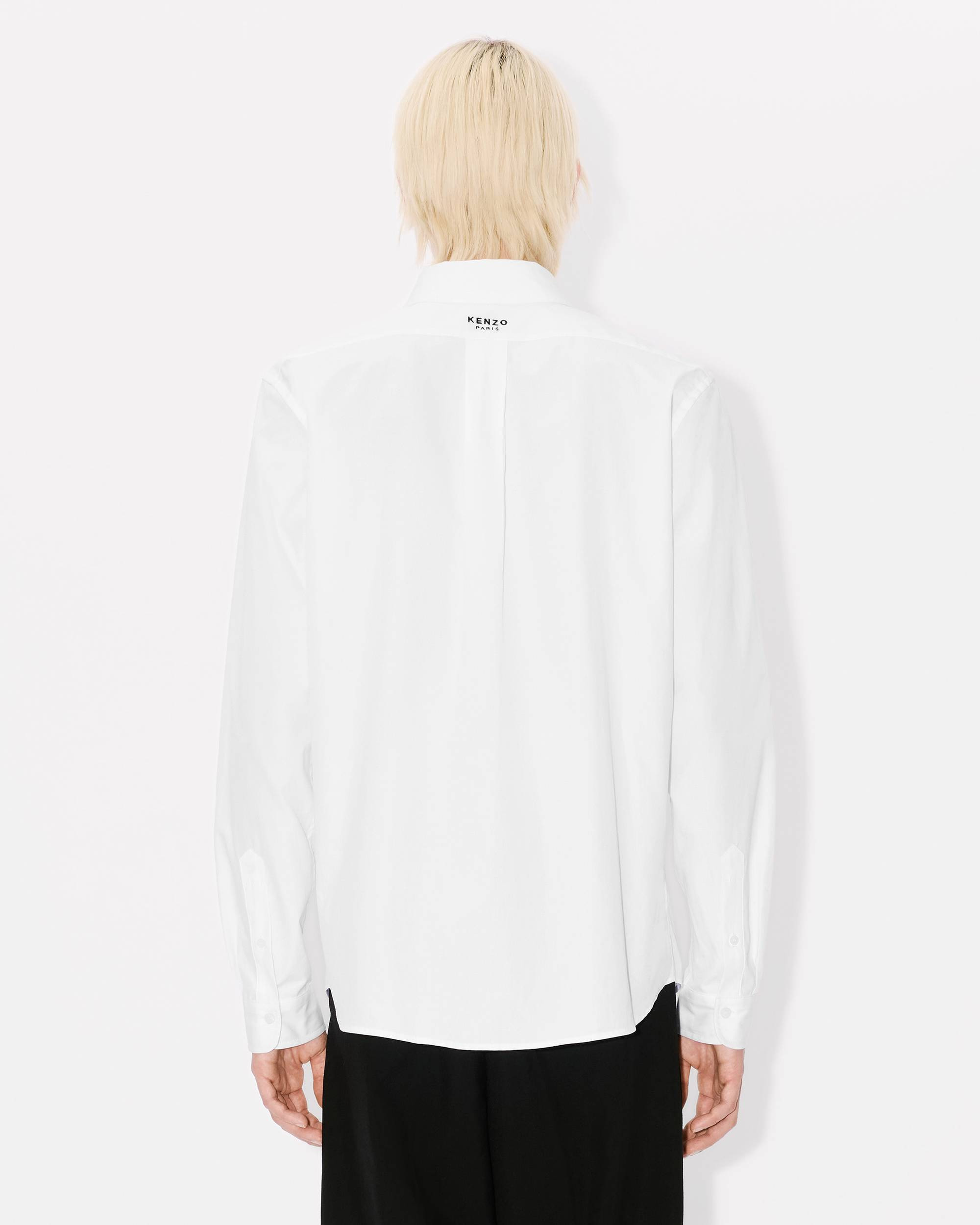'Boke Flower' embroidered casual shirt - 4