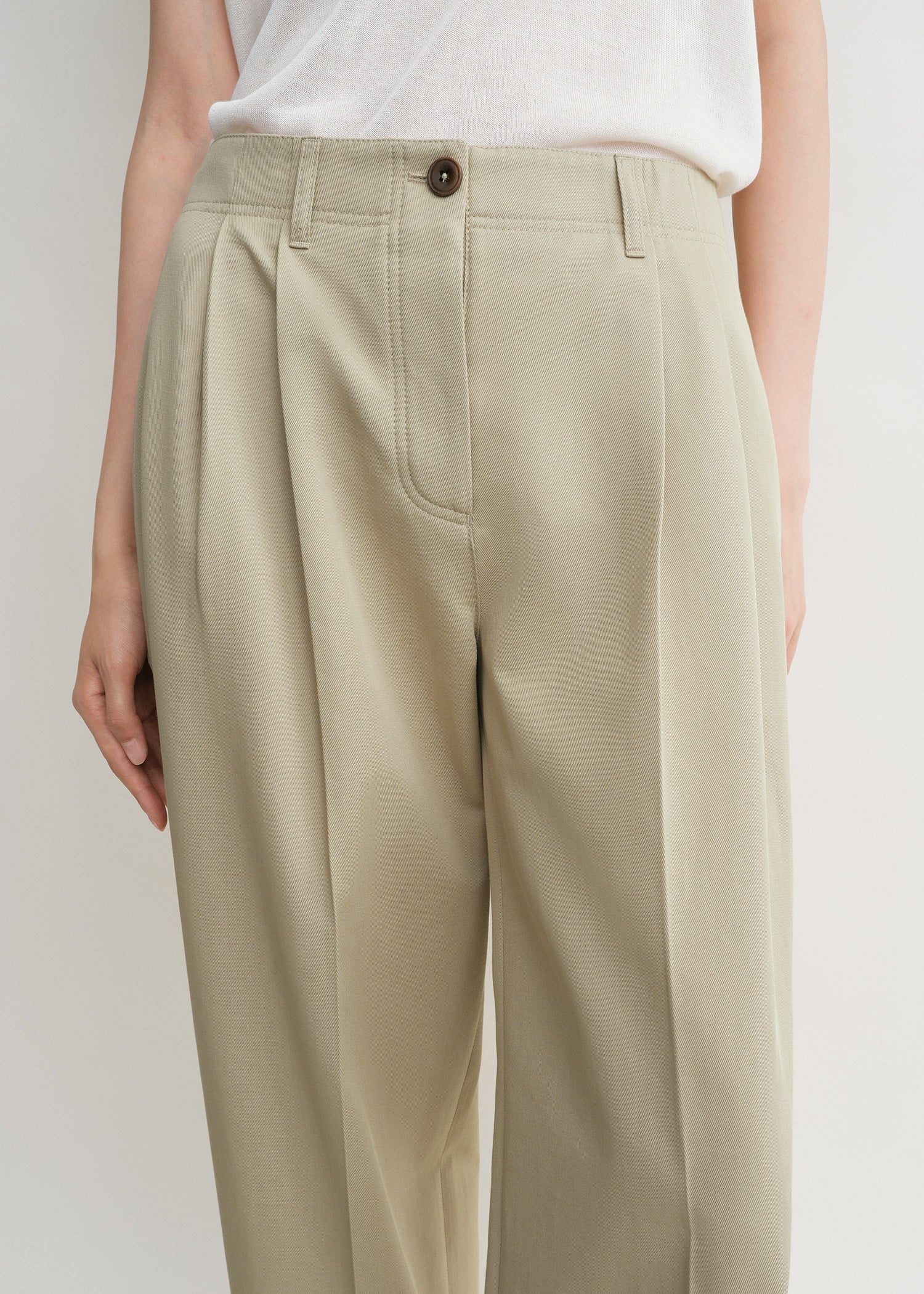 Relaxed chino trousers desert - 5