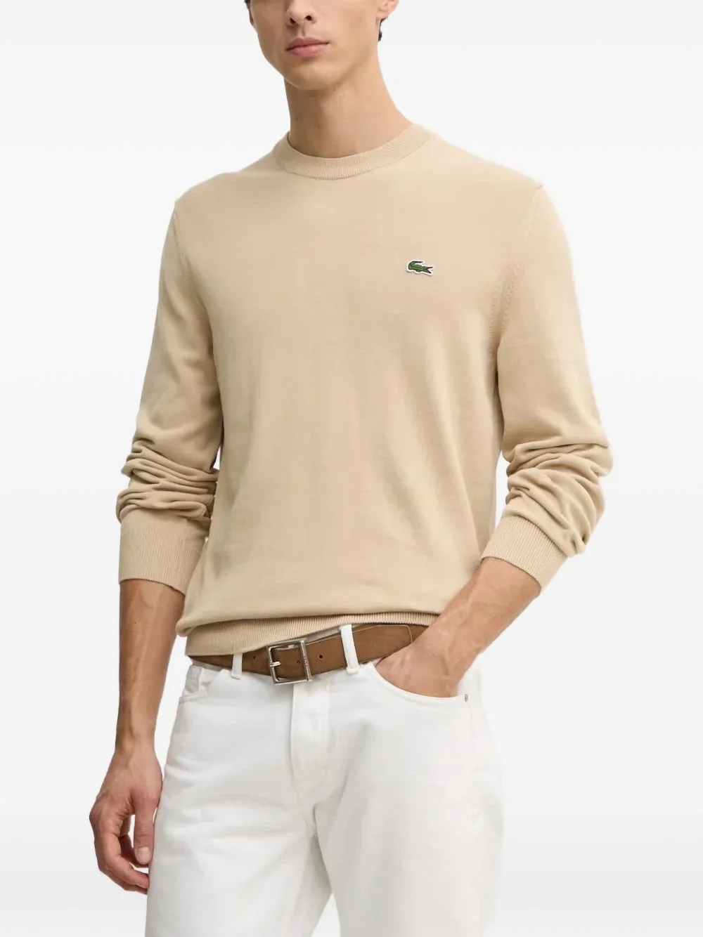 long-sleeve crew-neck sweater - 1