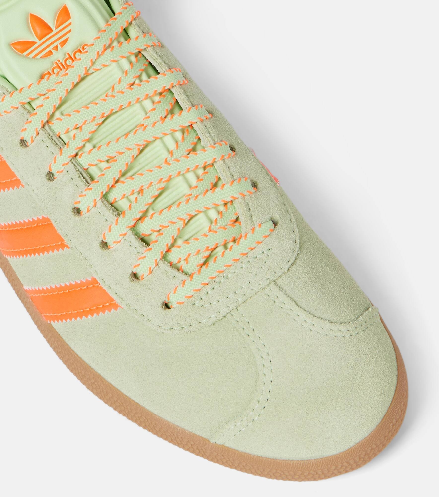 Gazelle leather-trimmed suede sneakers - 5