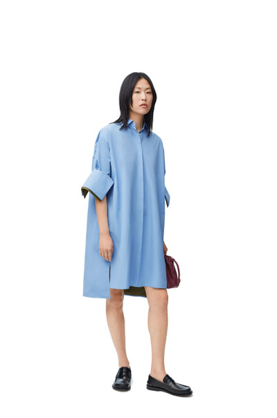 Loewe Turn-up shirt dress in cotton outlook