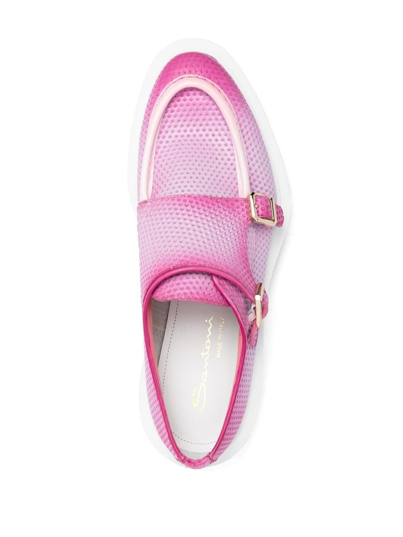 leather double-buckle loafers 4
