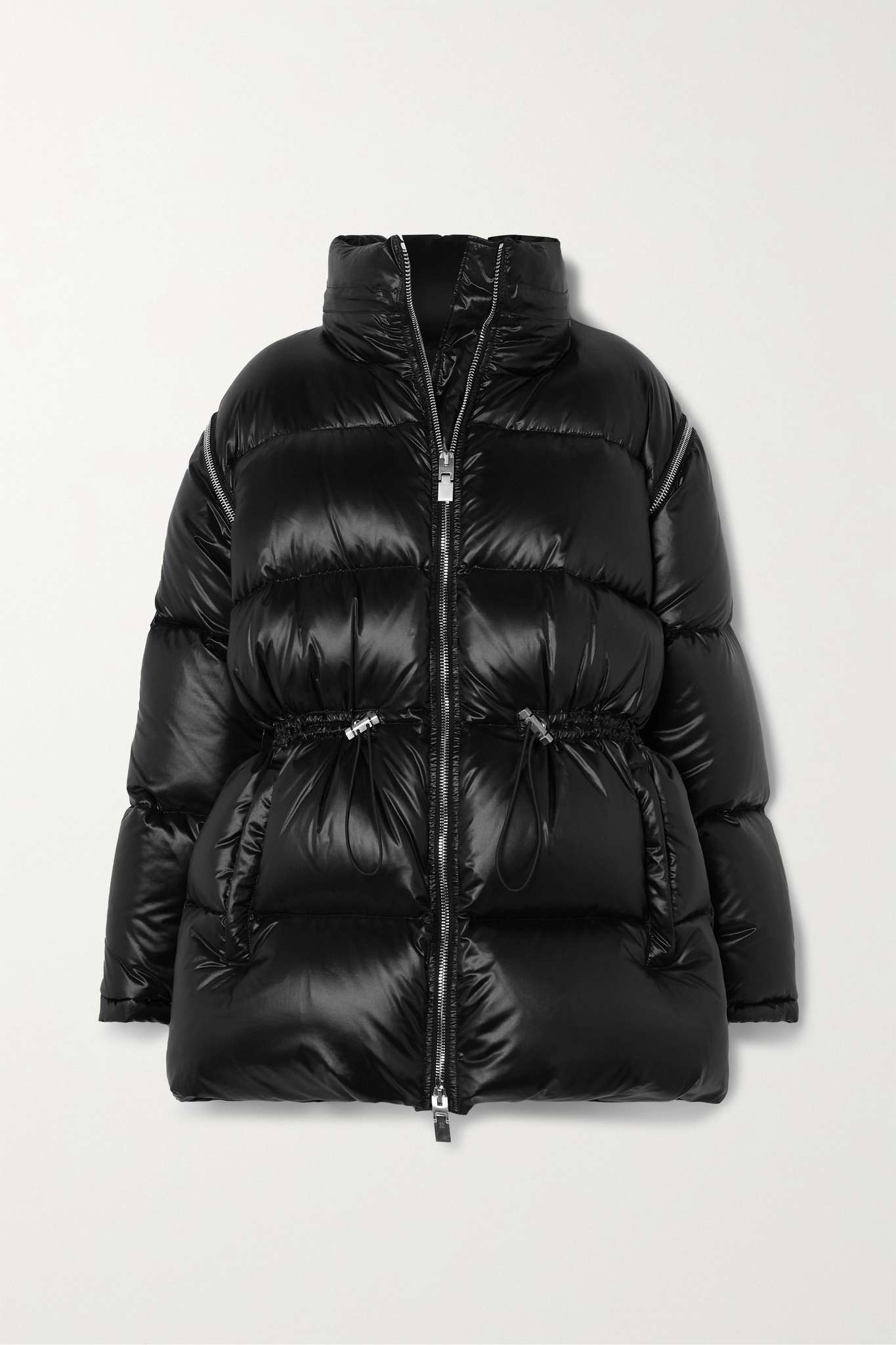 Convertible quilted shell down jacket - 1