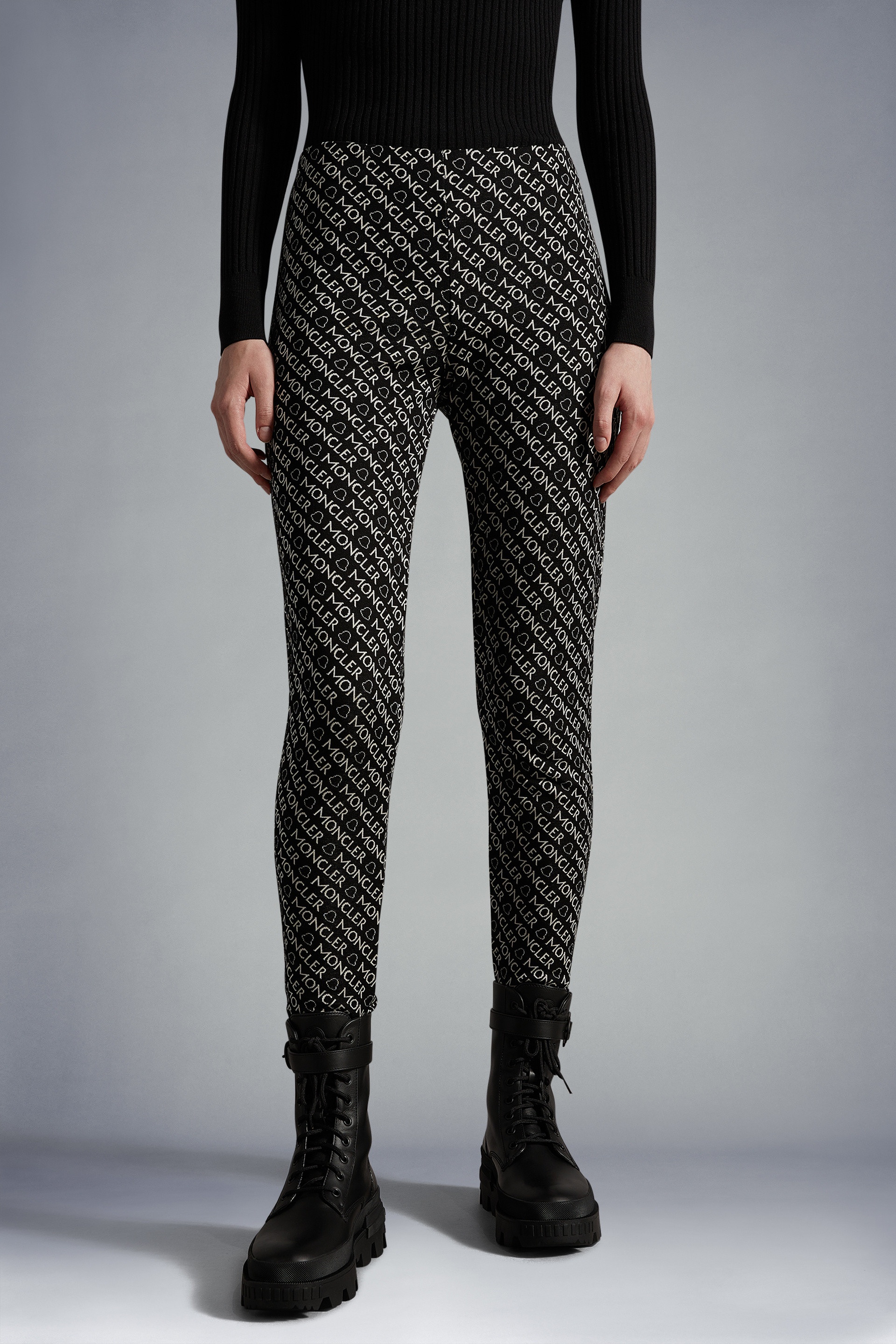 Logo Print Leggings - 3