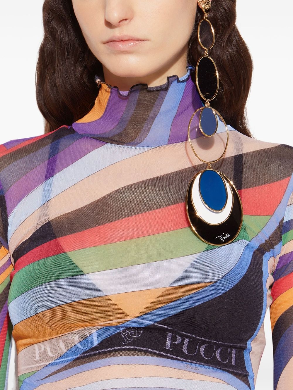 Bersaglio drop earring - 2