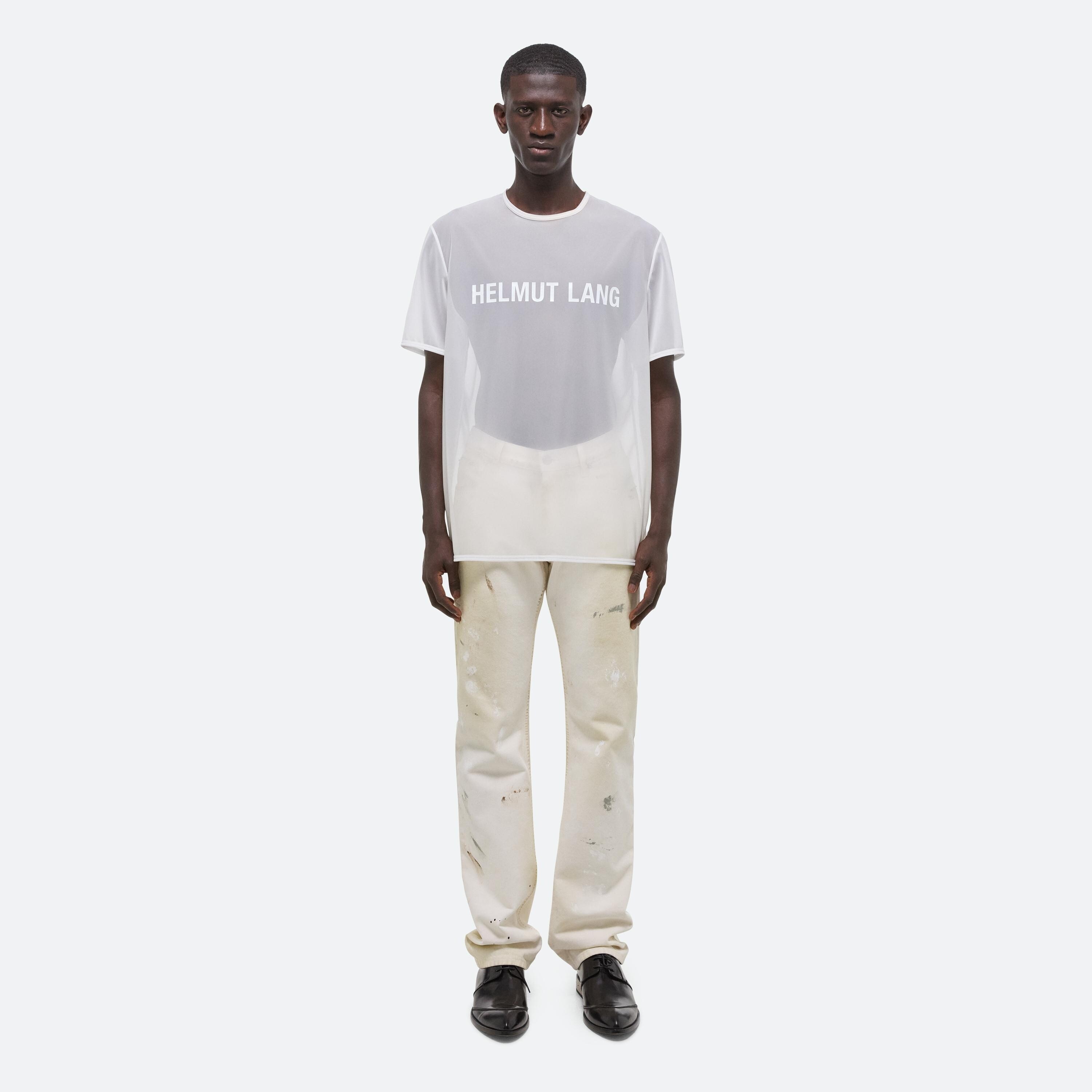 SHEER LOGO TEE - 4
