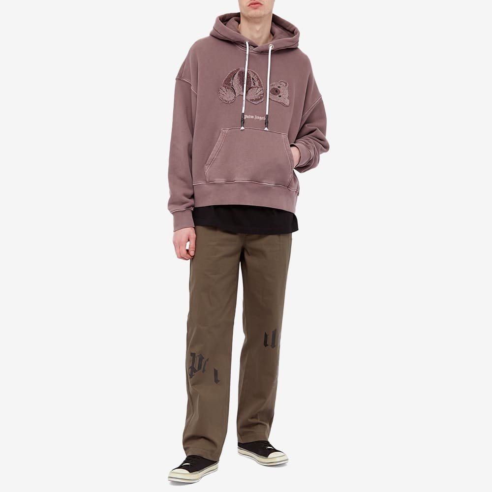 Palm Angels Garment Dyed Kill The Bear Popover Hoody - 6