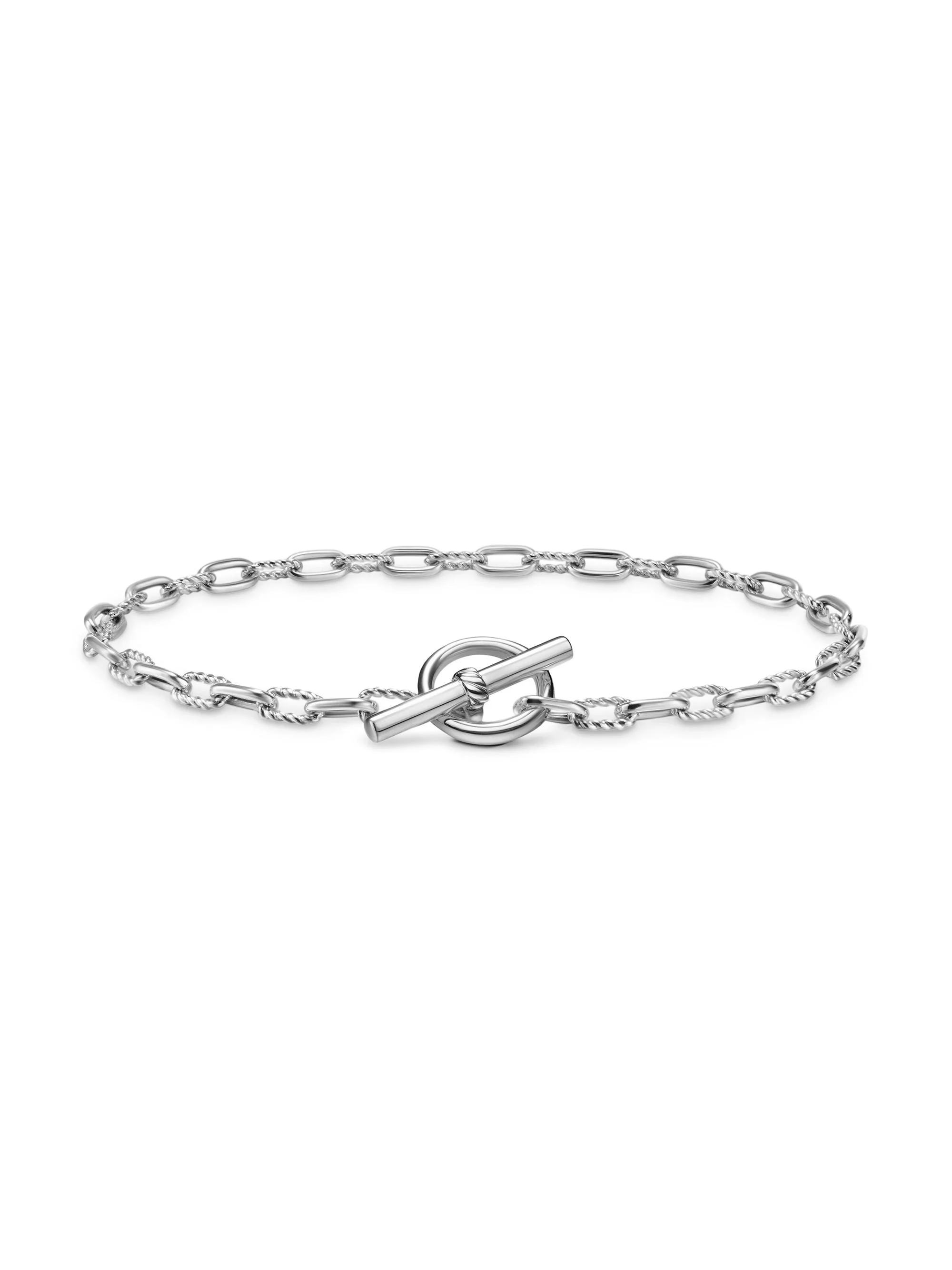 Women's DY Madison Toggle Chain Bracelet in Sterling Silver, 3MM - Silver - 1