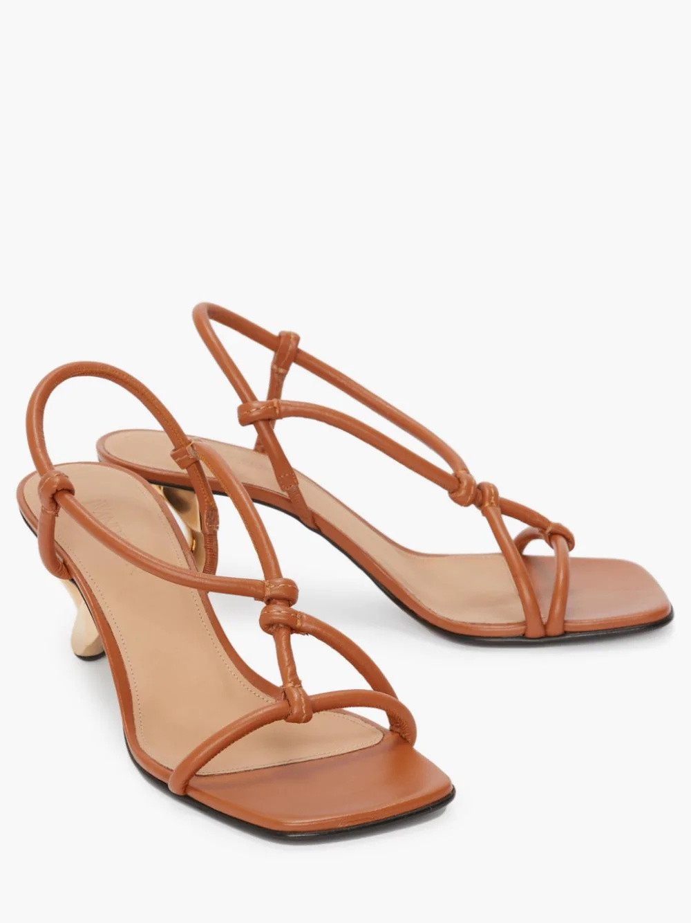 WOMEN'S CHAIN LINK HIGH HEEL SANDAL - 2