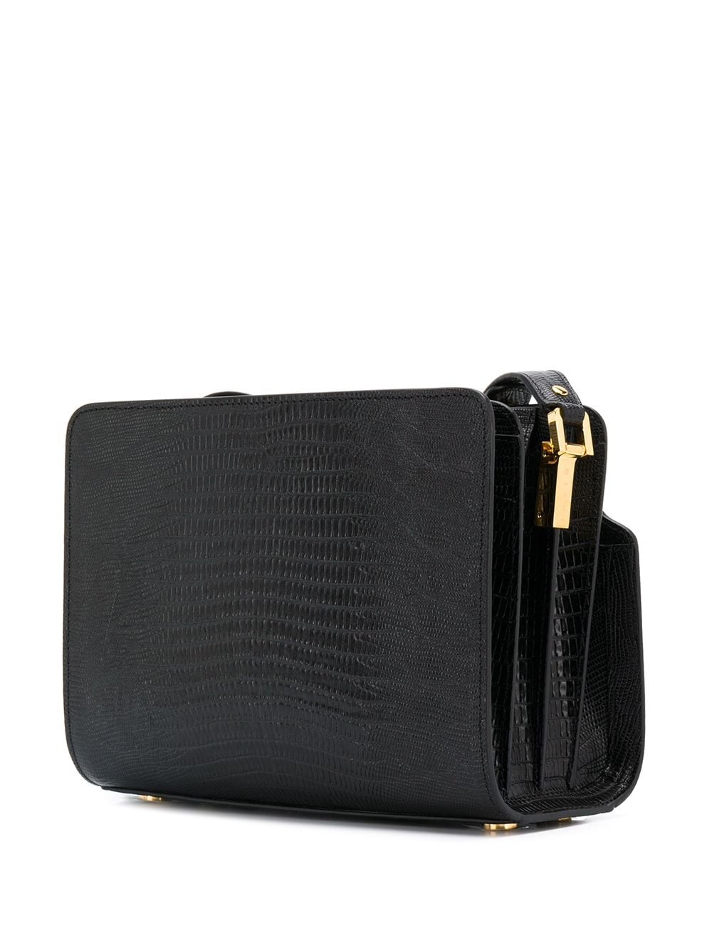 Trunk Reverse lizard-effect shoulder bag - 3