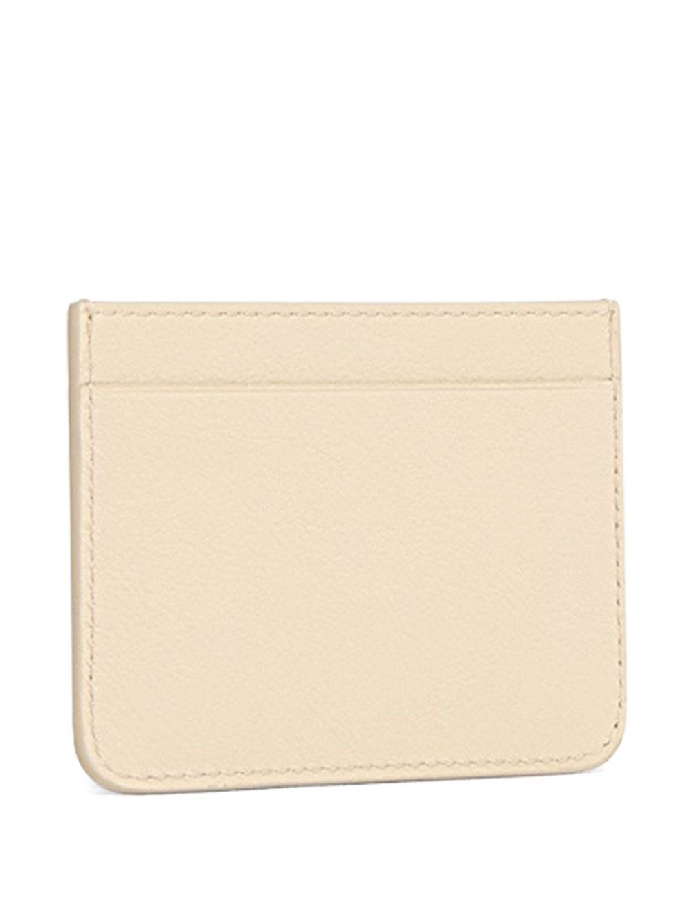 logo-detail leather card holder - 2