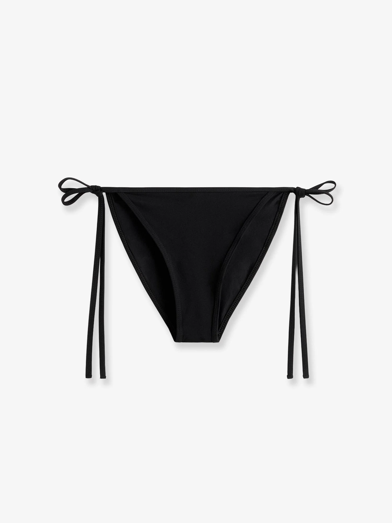Toteme Scoop Nylon Bikini Bottom Black - 1