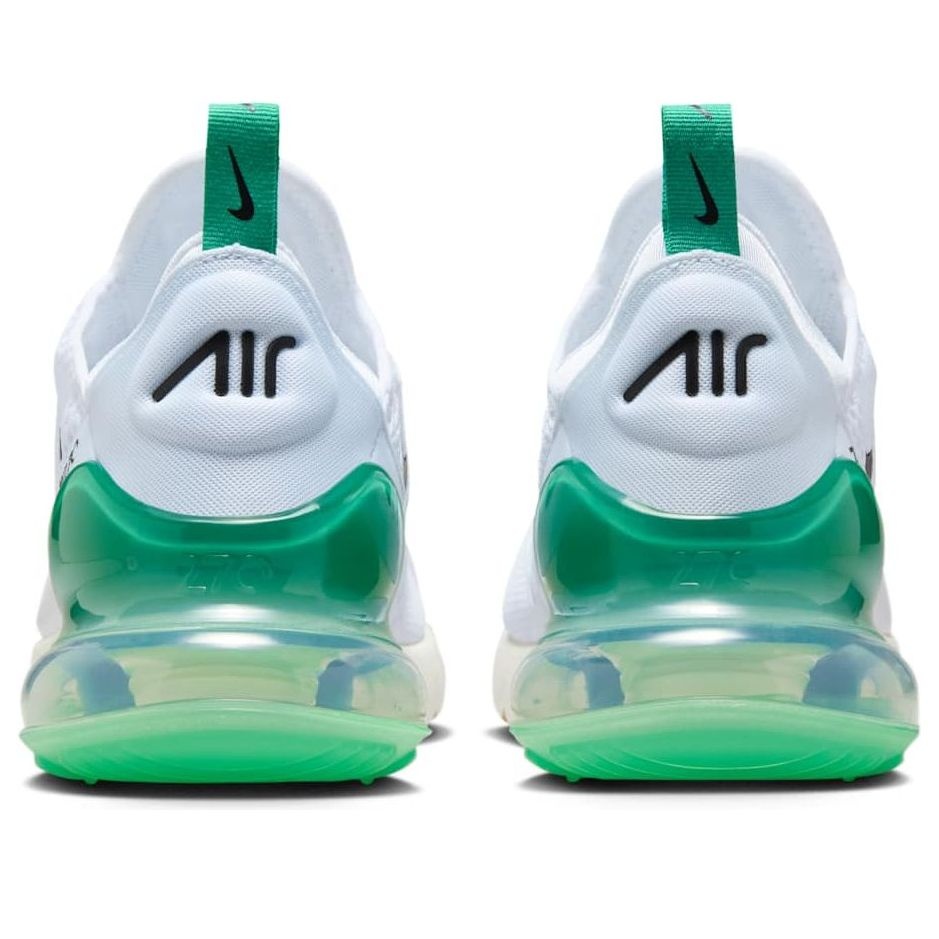 (WMNS) Nike Air Max 270 'White Summit White Stadium Green Black' AH6789-125 - 5