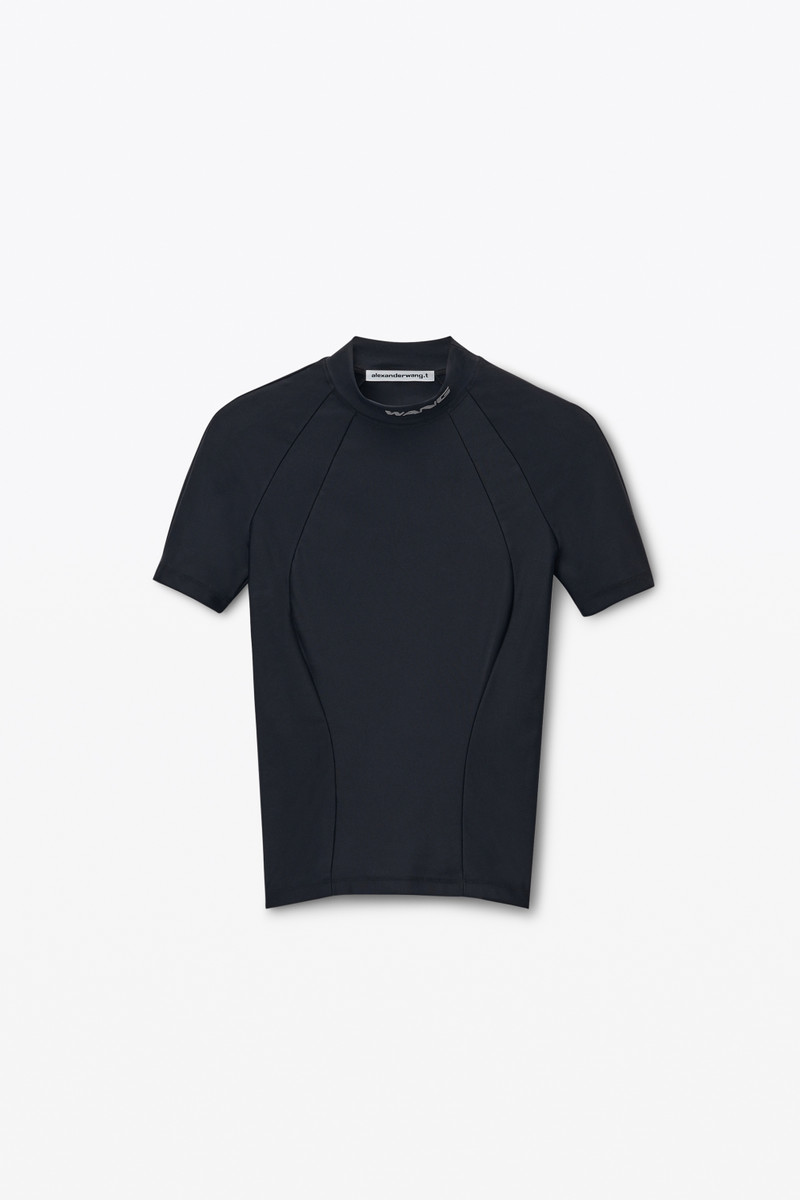 Logo-Detailed Rash Guard - 1