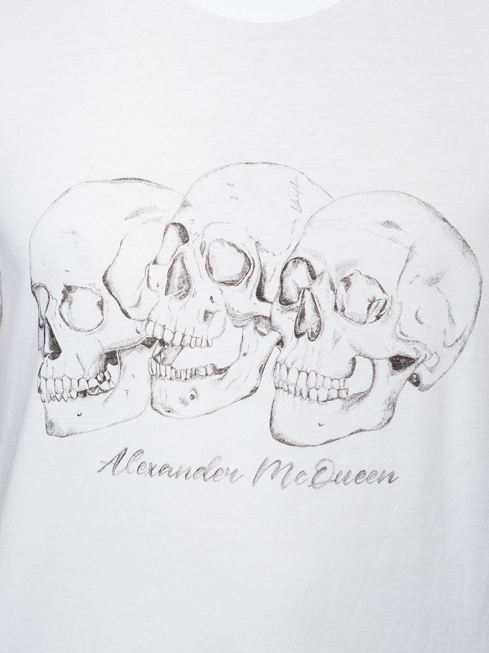 skulls print T-shirt - 4