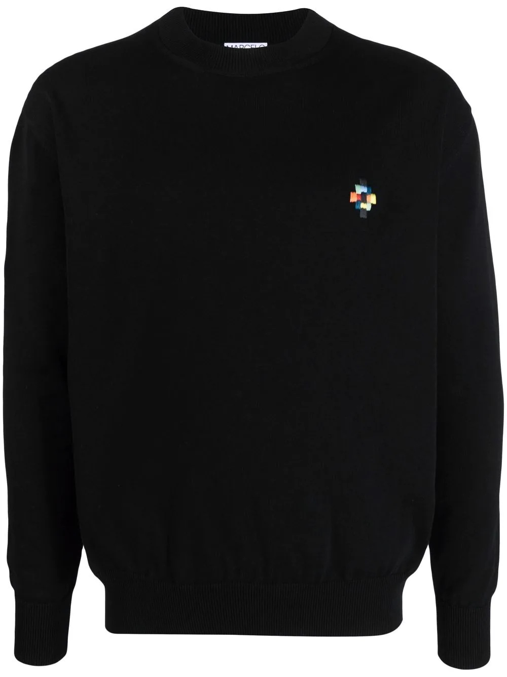 logo-embroidered jumper - 1