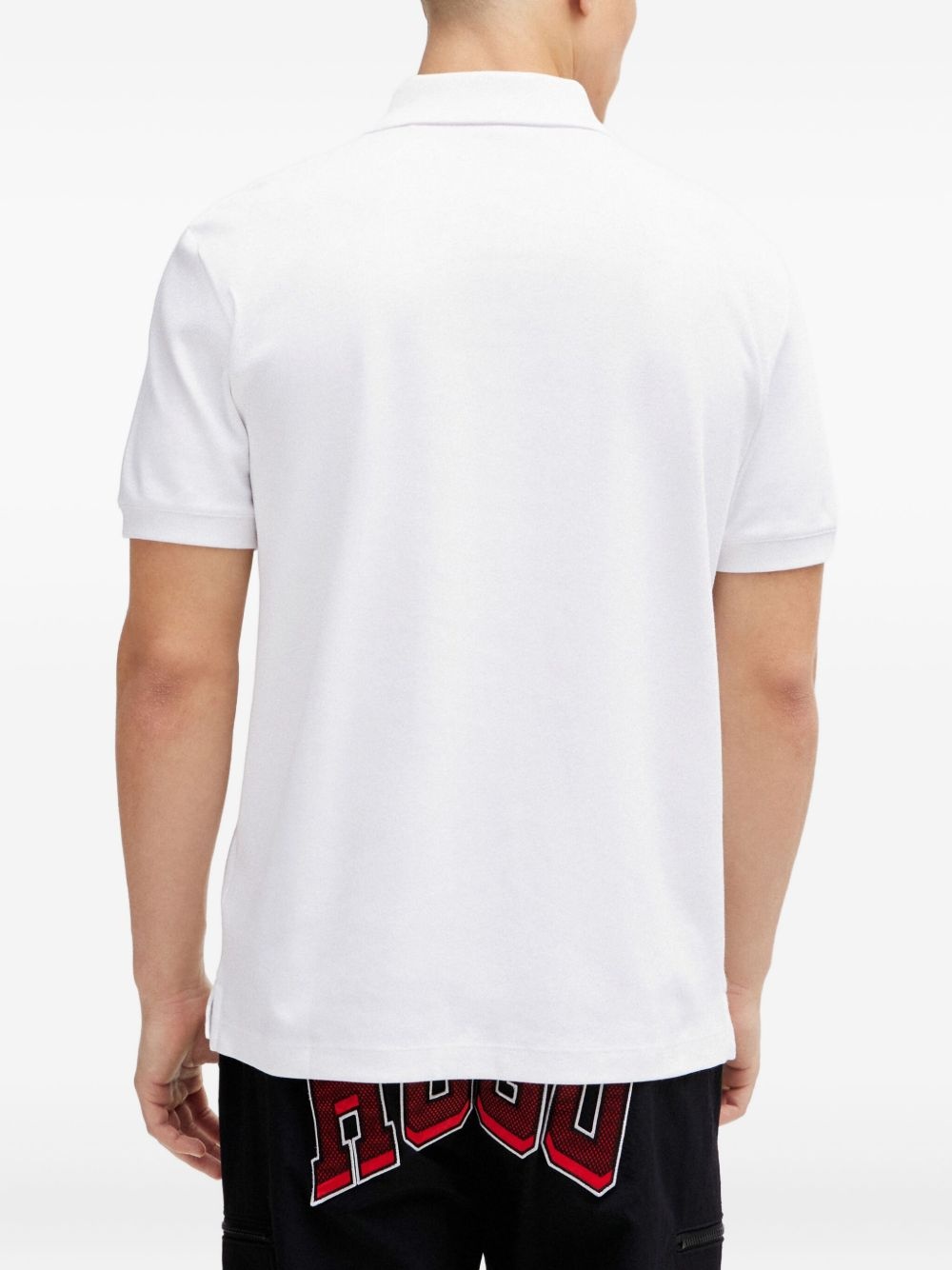 zip-up polo shirt - 4