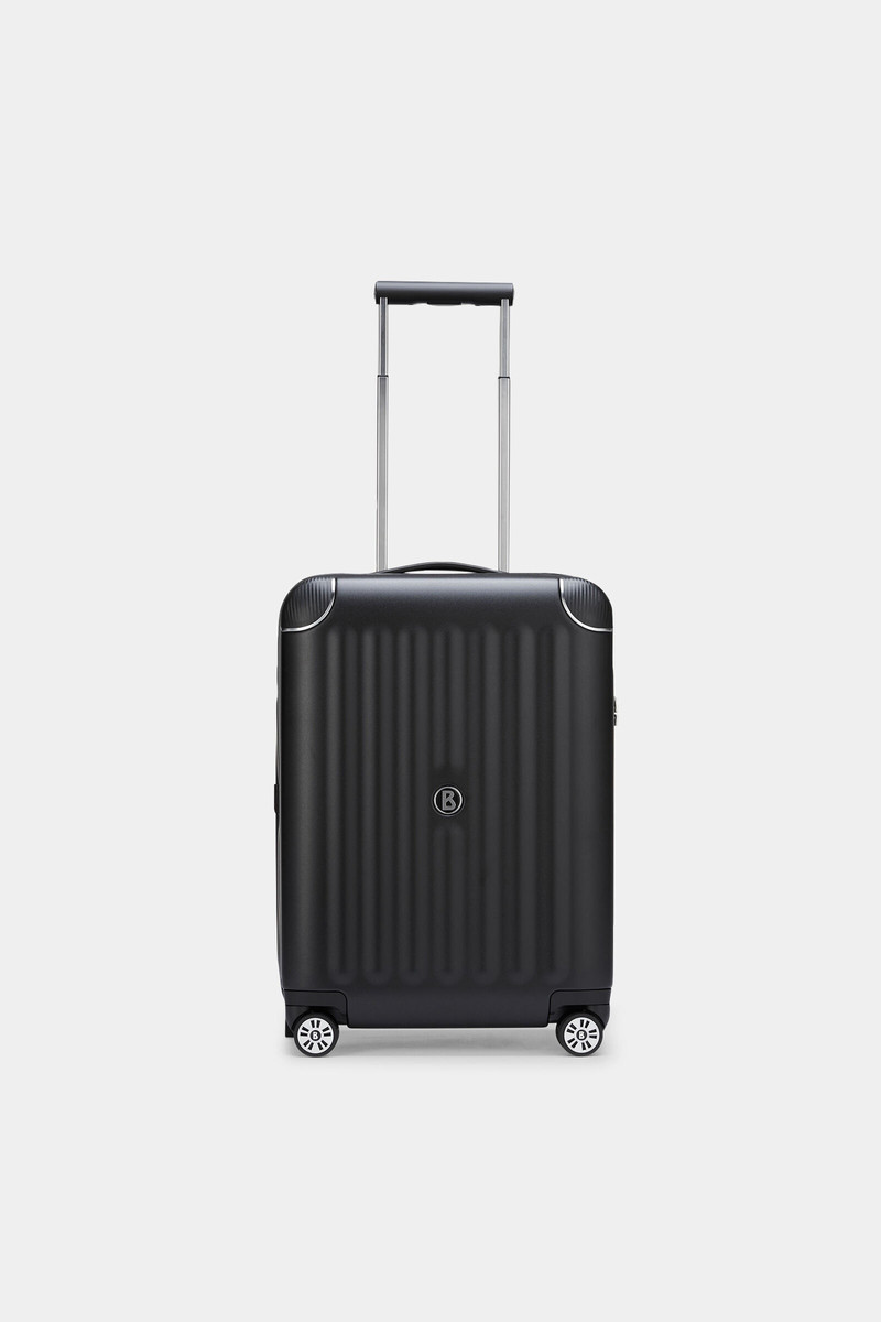 Piz Deluxe small hard shell suitcase in Black 1