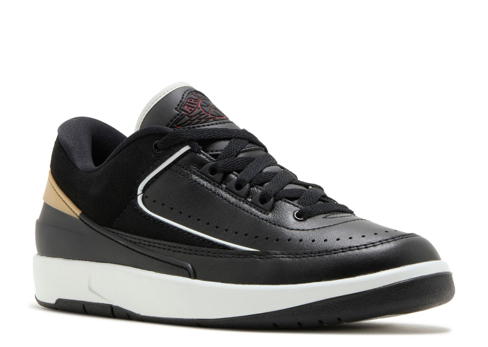 WMNS JORDAN 2 RETRO LOW 'BLACK METALLIC GOLD' - 2