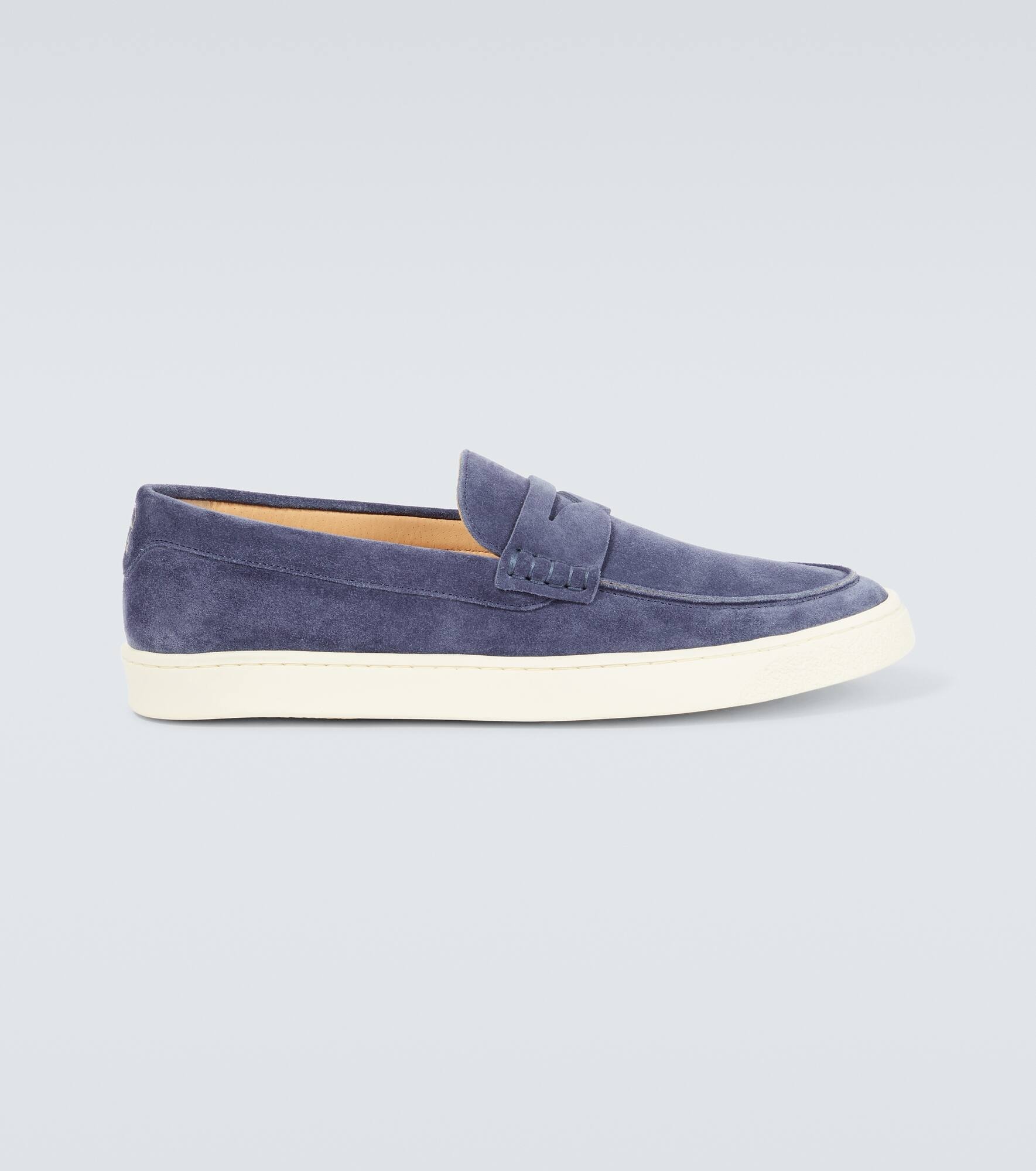 Suede penny loafers - 1