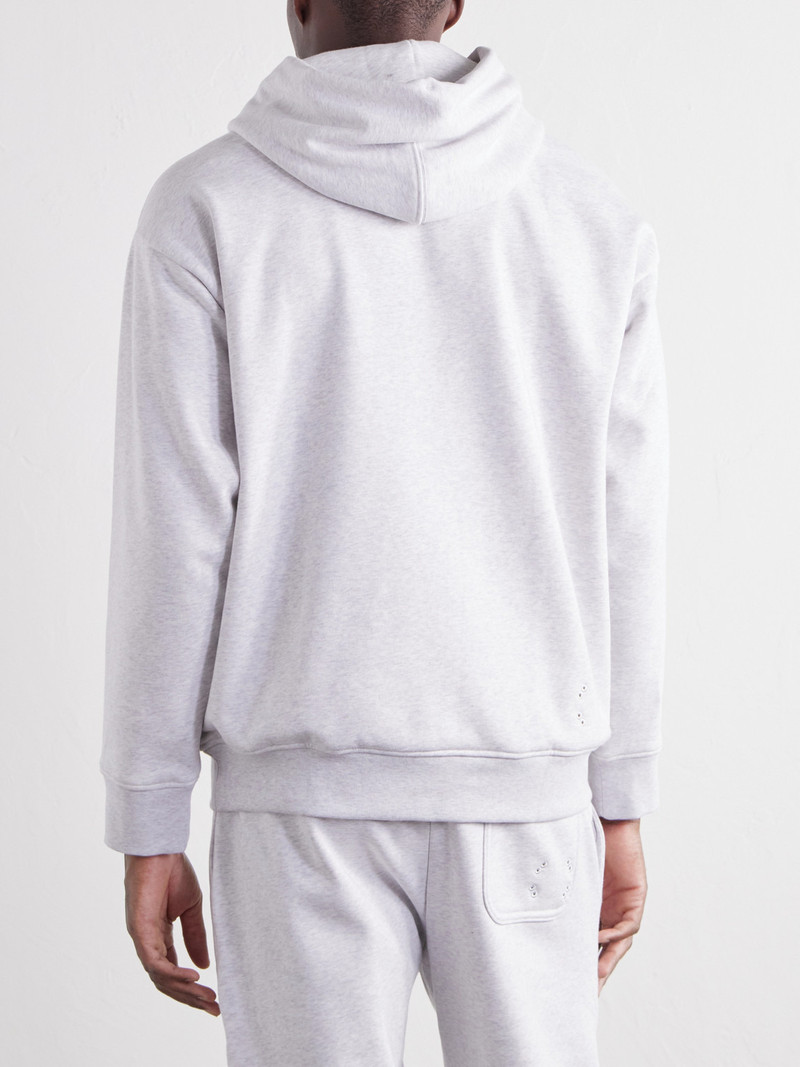 Club Collective Logo-Embroidered Cotton-Blend Jersey Hoodie 4