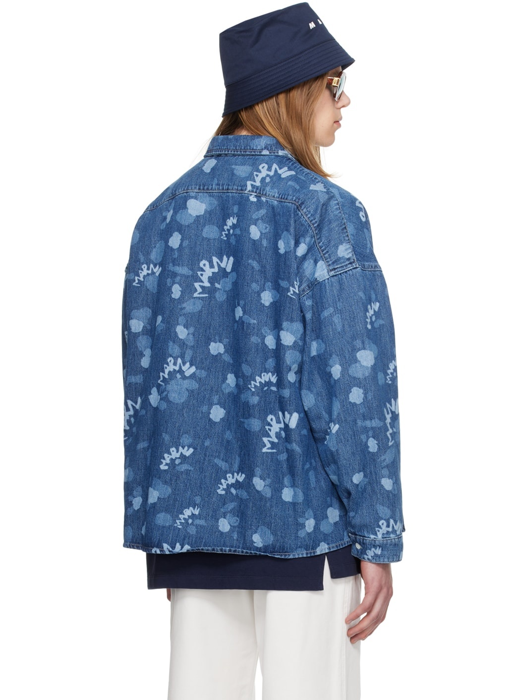 Blue Faded Denim Shirt - 3