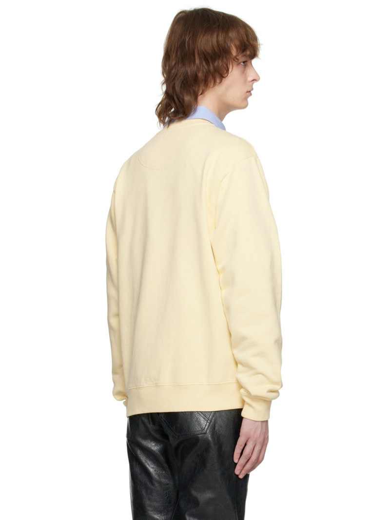 Yellow Embroidered Sweatshirt 3