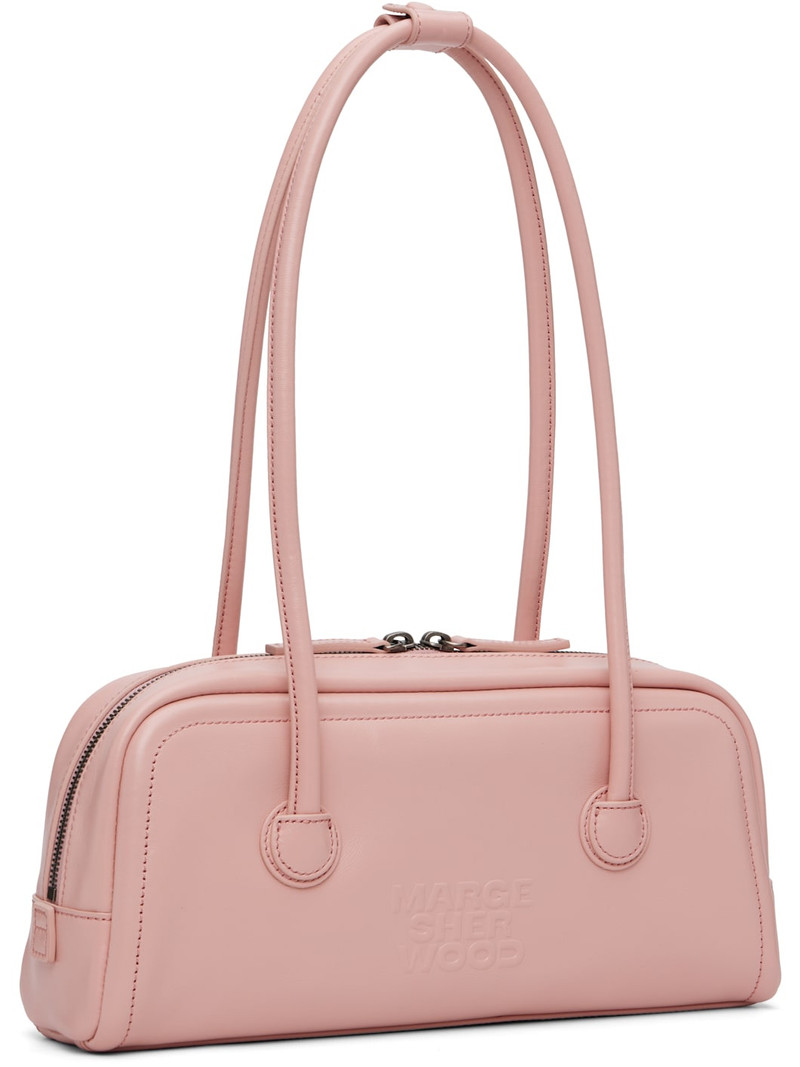 MARGESHERWOOD SSENSE Exclusive Pink Soft Boston EW Bag outlook