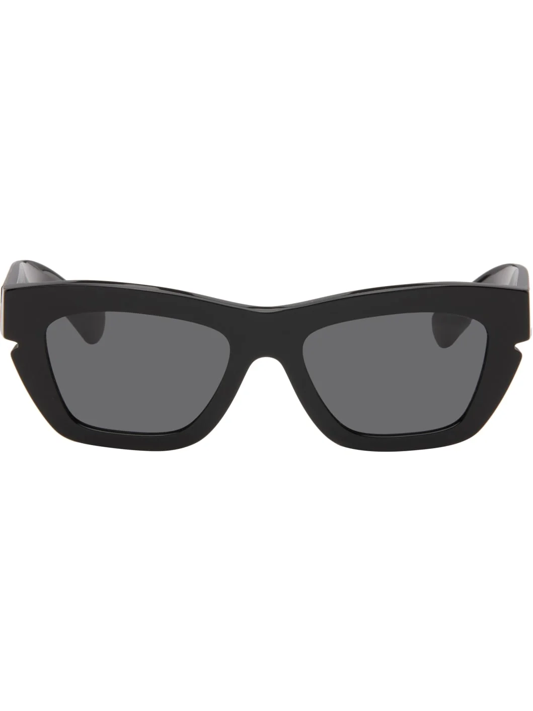 Black Rectangle Sunglasses - 1