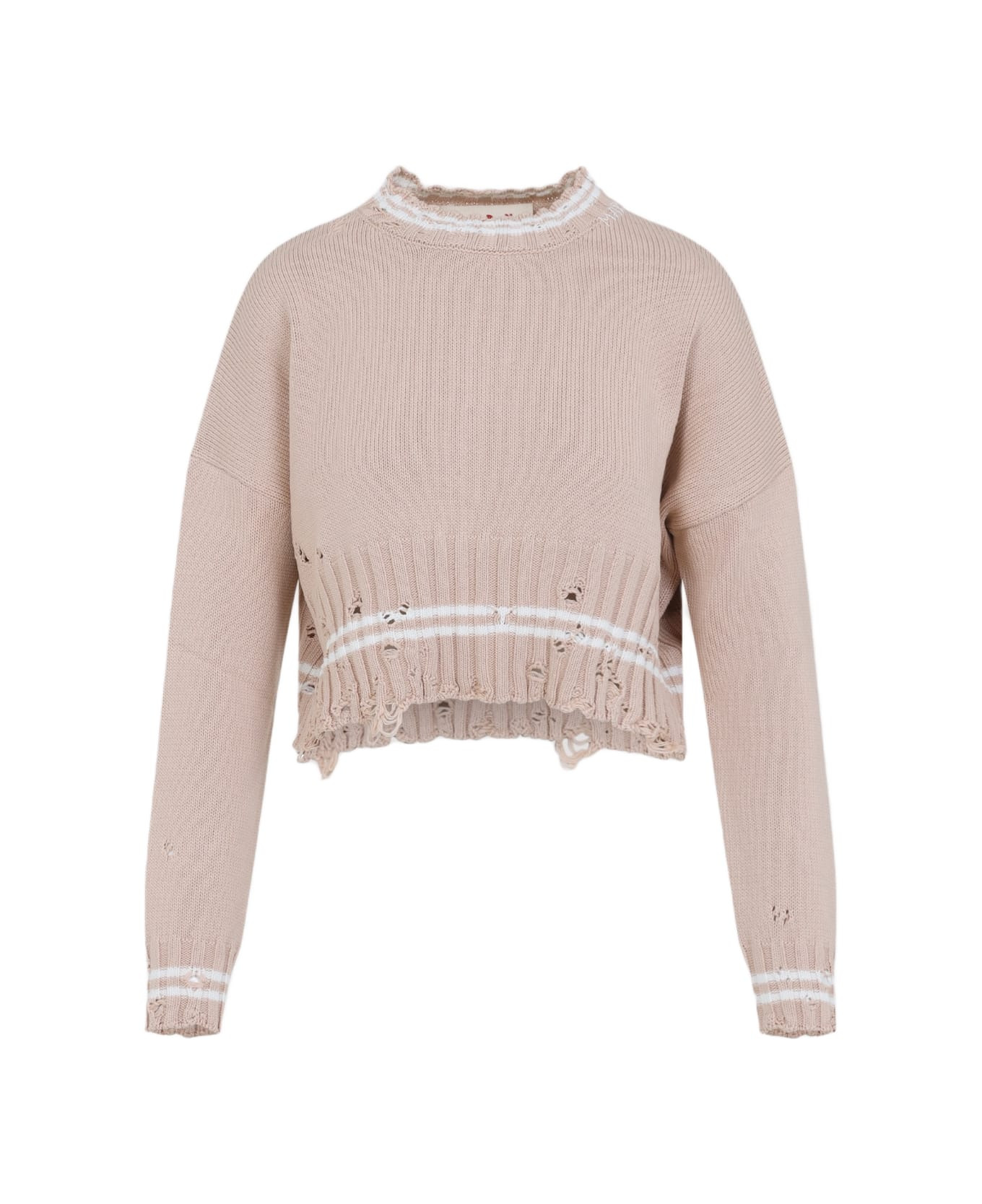 Round Neck Pullover - 1