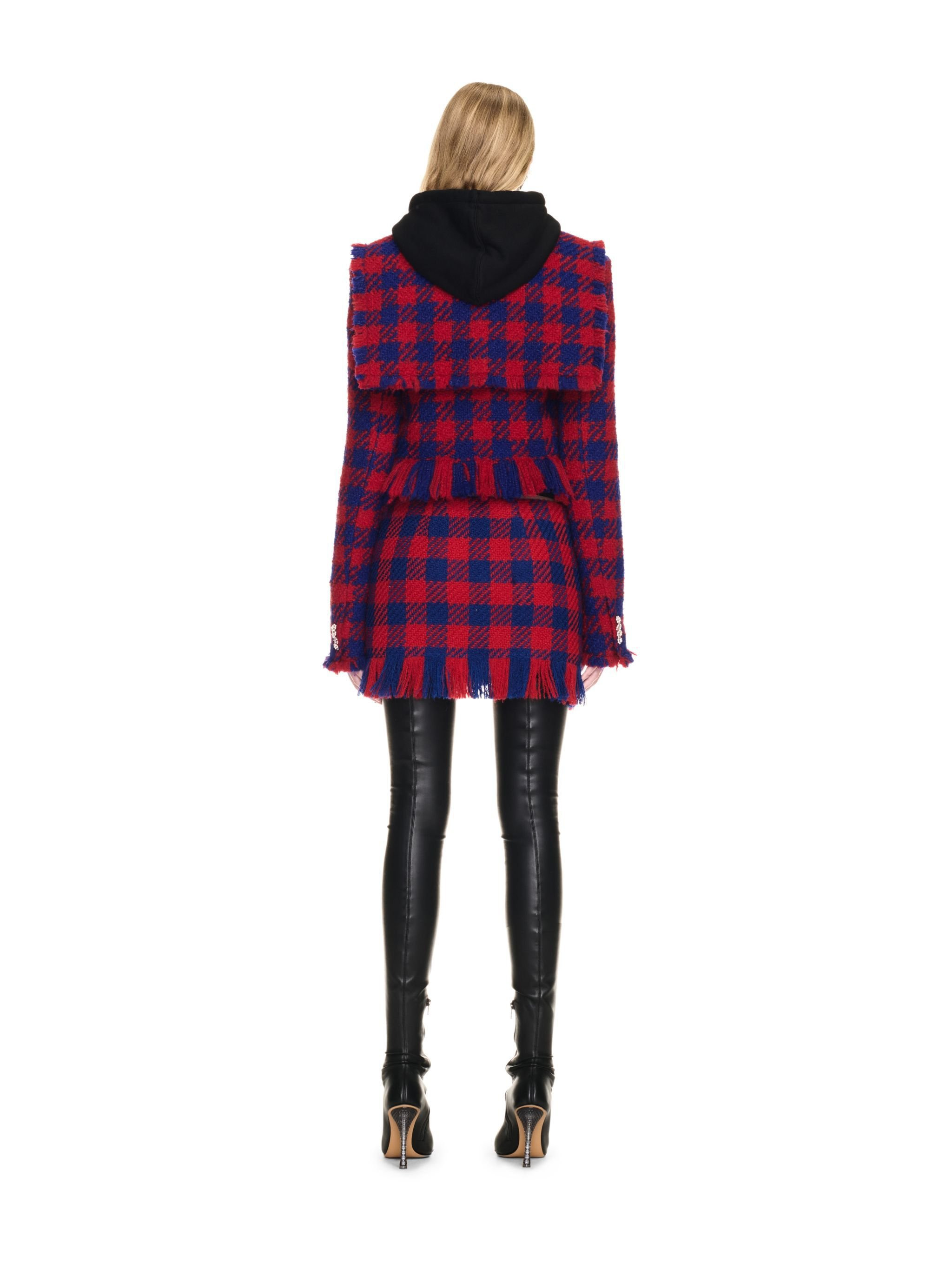 Vichy Fringes Mini Skirt - 4