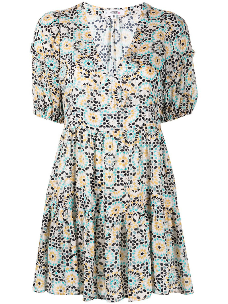 Telem graphic-print minidress 1