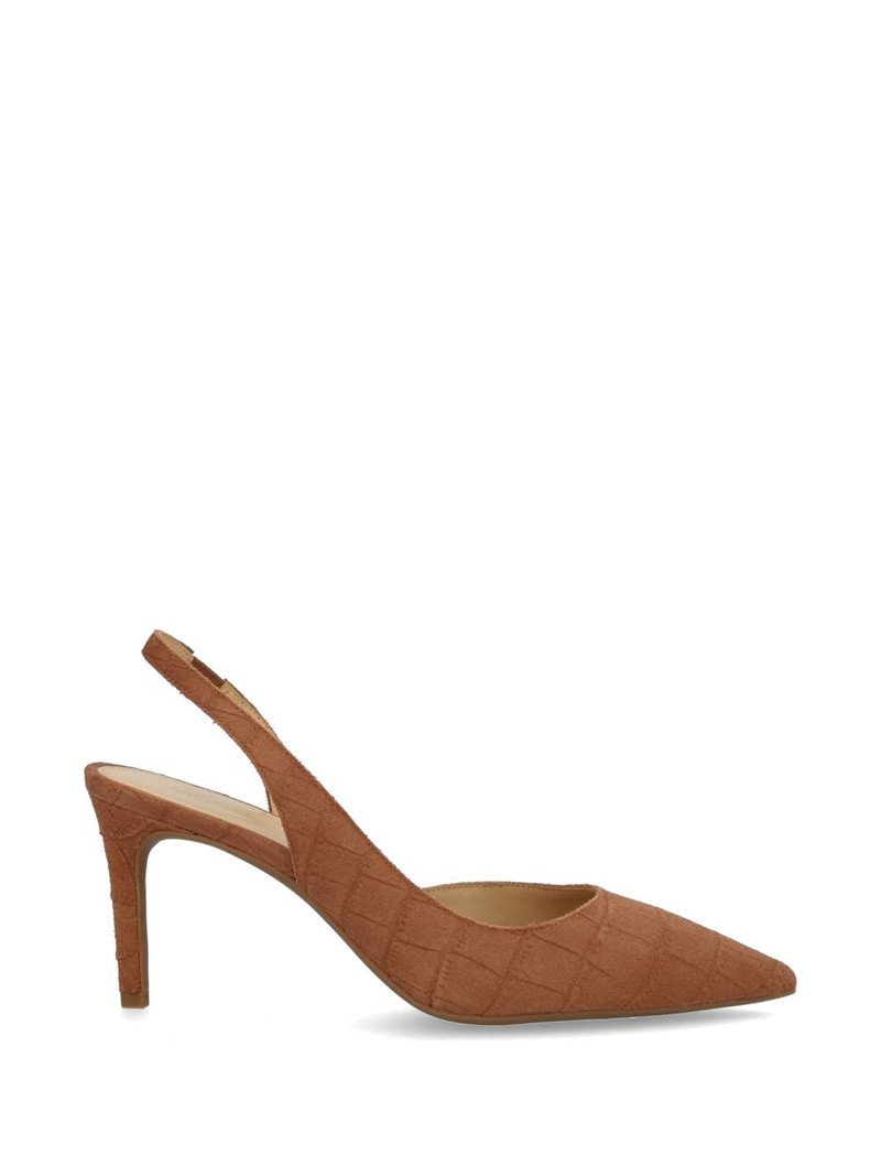 Alina Flex slingback heeled leather pumps 1