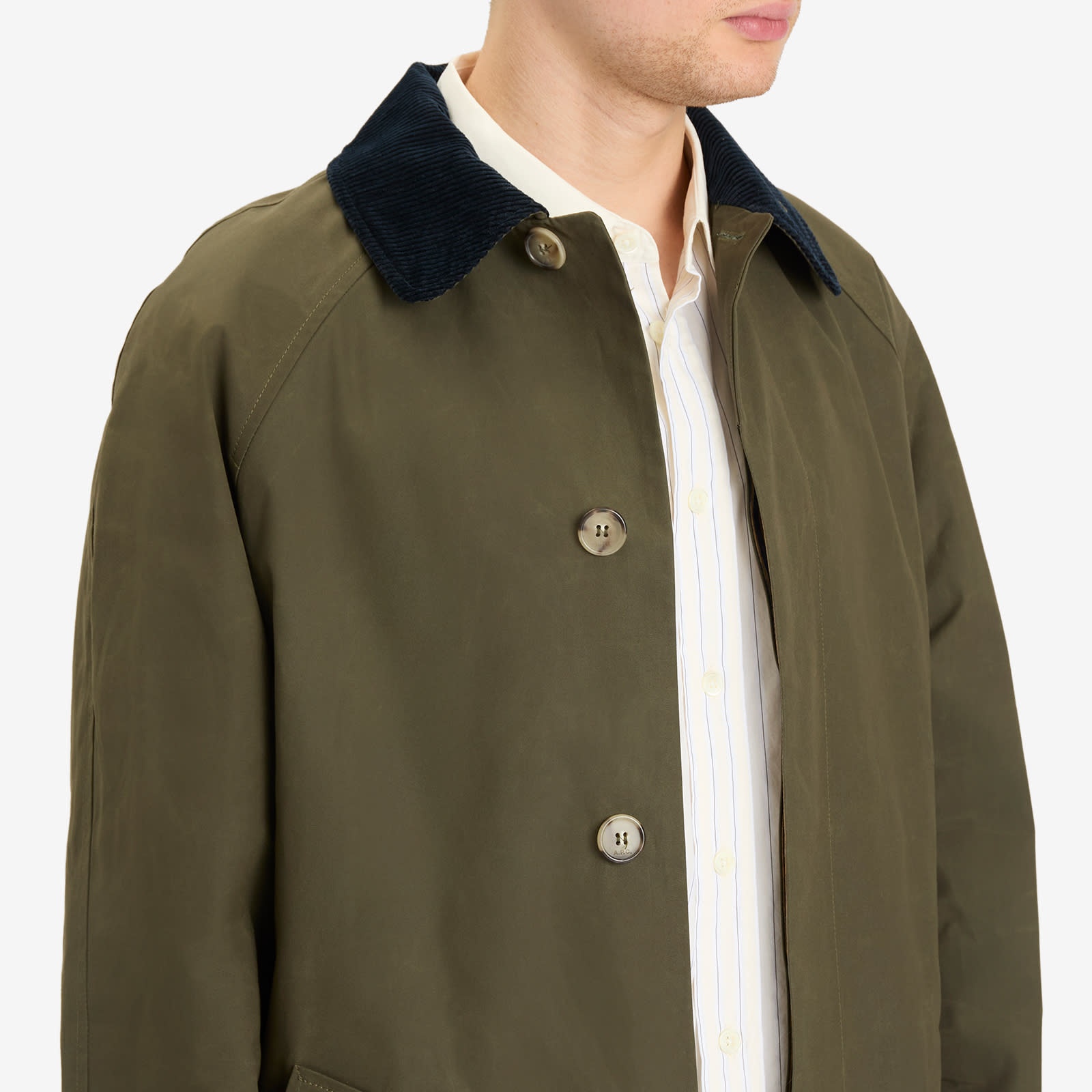 A.P.C. Gaspard Waxed Cotton Canvas Mac - 5