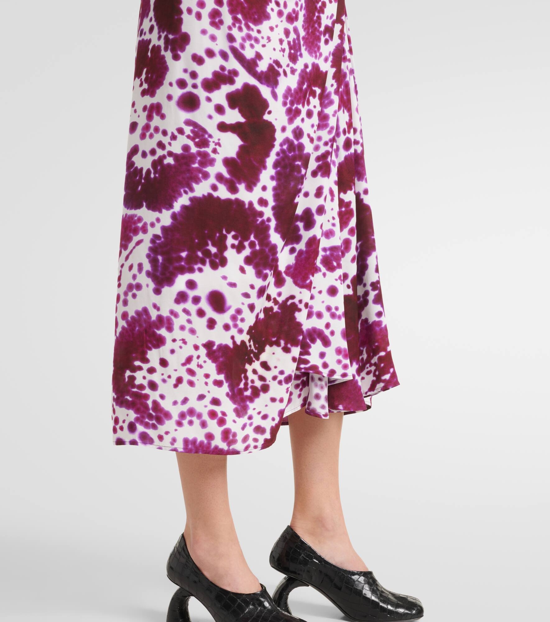 Gathered midi skirt - 5