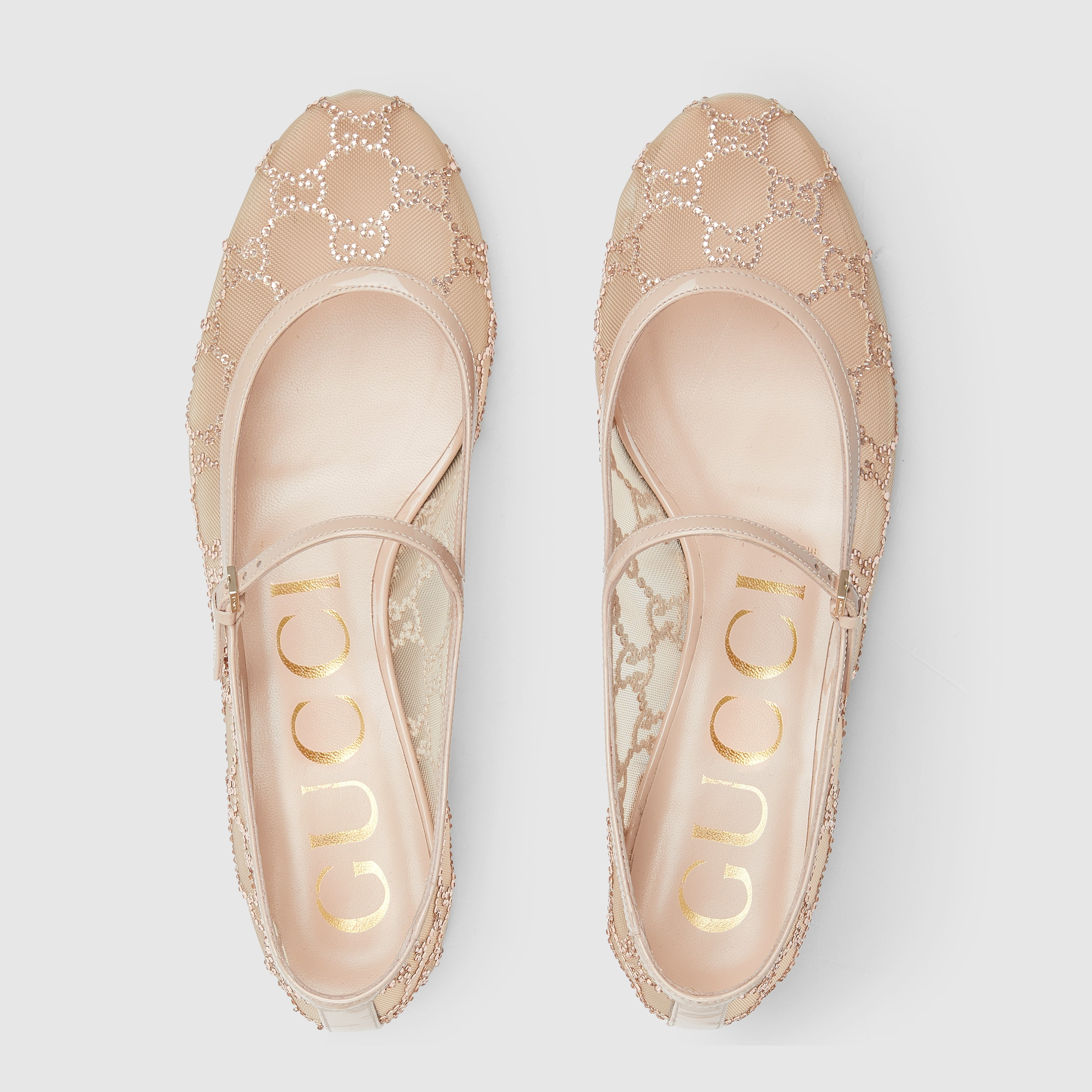 Women's GG crystal ballet flat - 6
