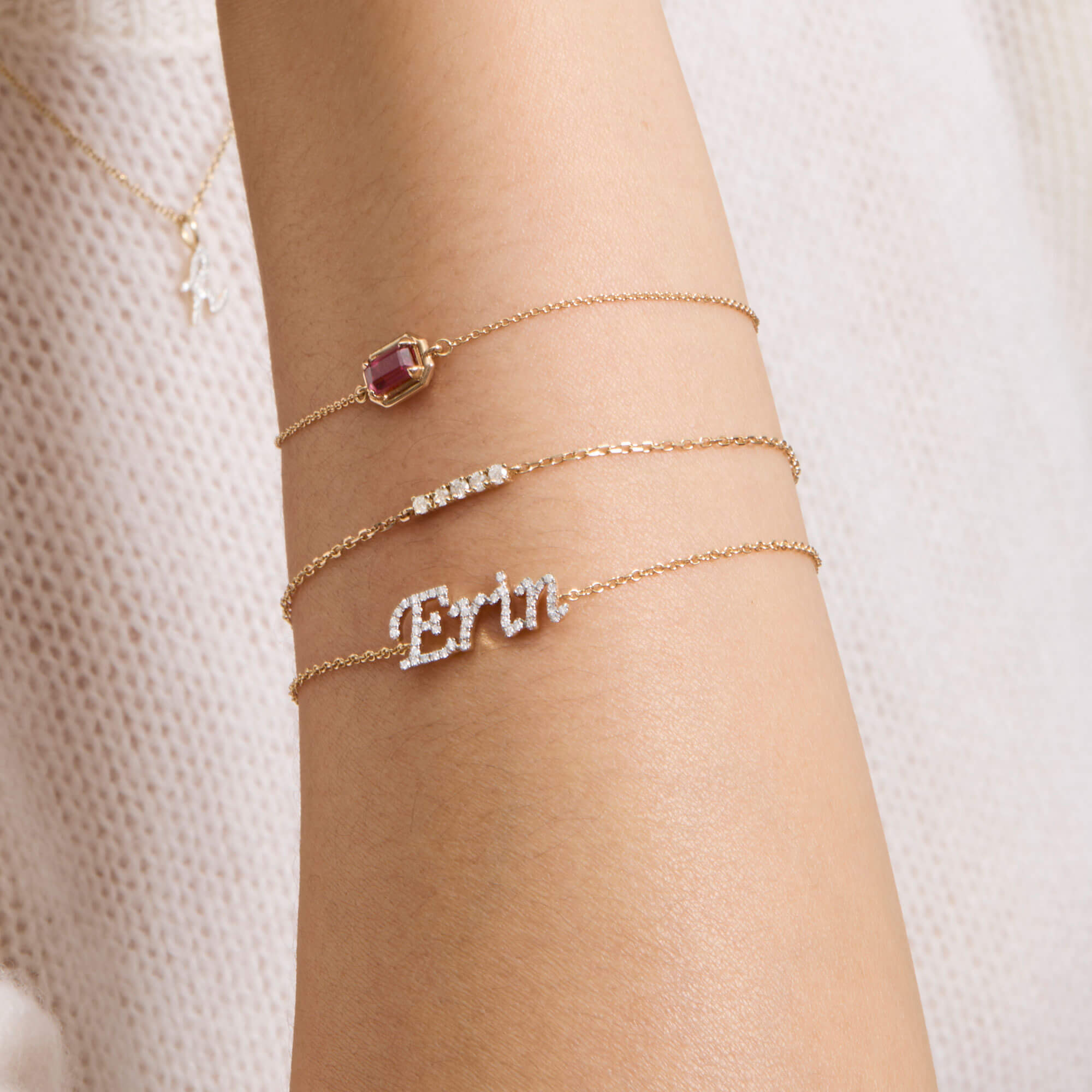 Say My Name Diamond Bracelet - 5