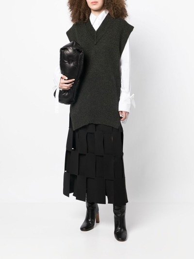 Maison Margiela v-neck knitted vest outlook