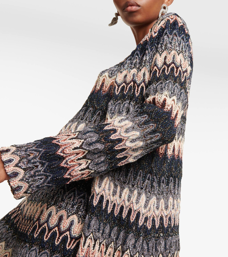 Lamé cardigan 5