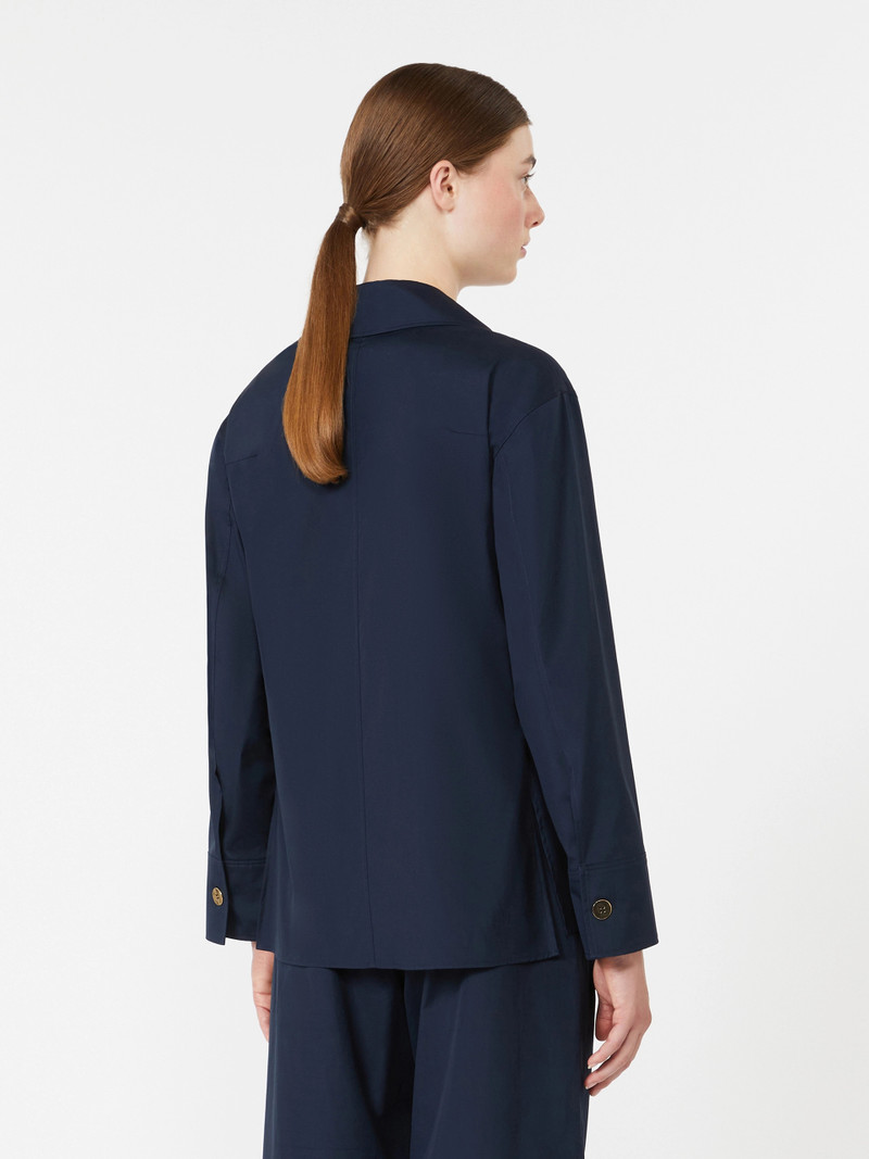 GENTILE Poplin shirt - MIDNIGHTBLUE 4